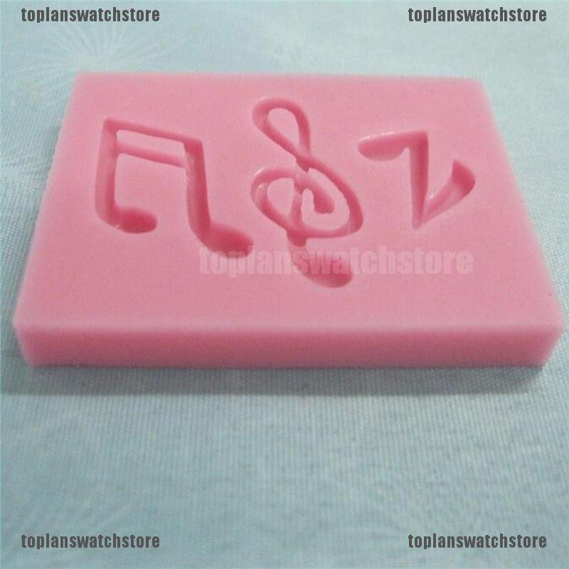 Khuôn Silicone Tạo Hình Nốt Nhạc Trang Trí Bánh