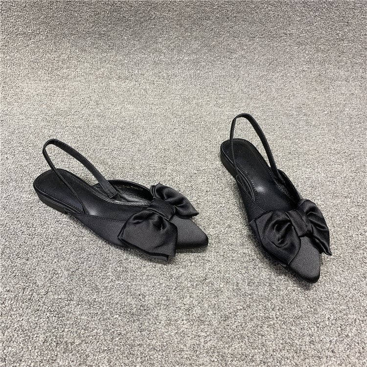 Giày Sandal Thời Trang Nơ Lụa Xinh Xắn, Rosa fashion SD-0299