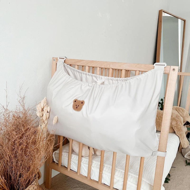 Túi Đựng Tã Lót Bình Sữa Treo Xe Đẩy Em Bé Tái Sử Dụng Tiện Lợi