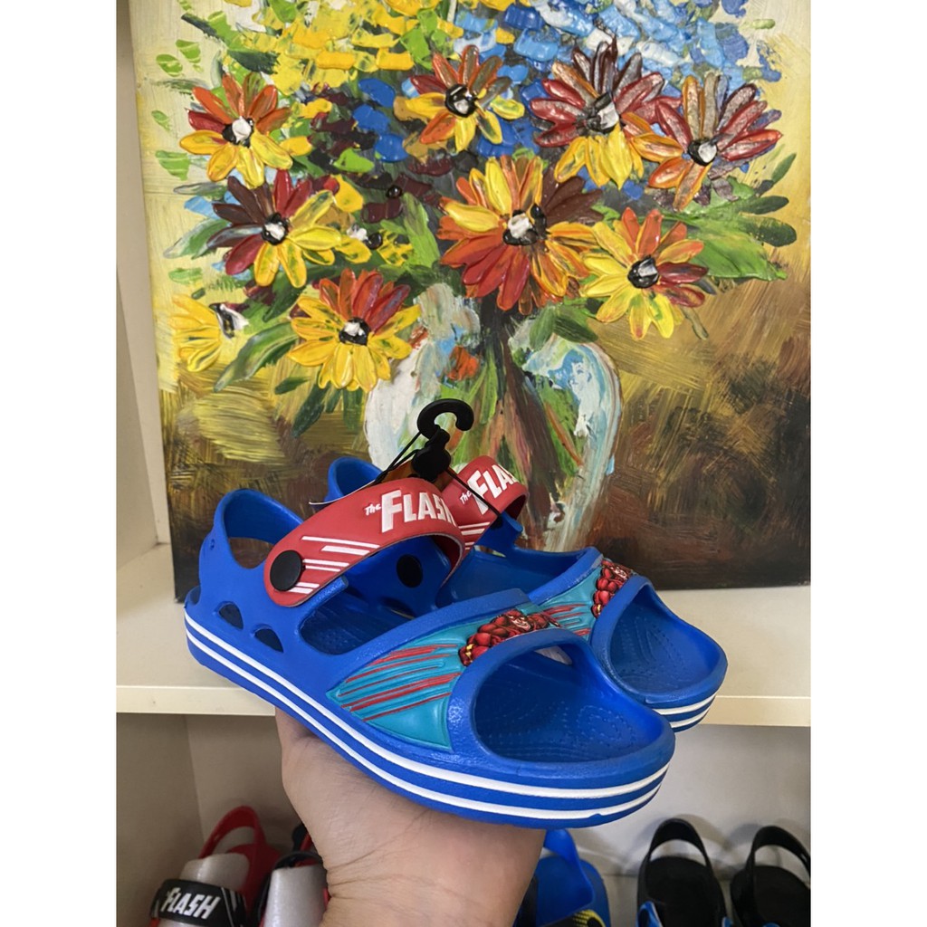 Sandal Superman Bé Trai Êm Nhẹ, Chống Trơn Trượt Tốt Phù Hợp Cho Bé Đi Chơi Đi Học Sz 30-33