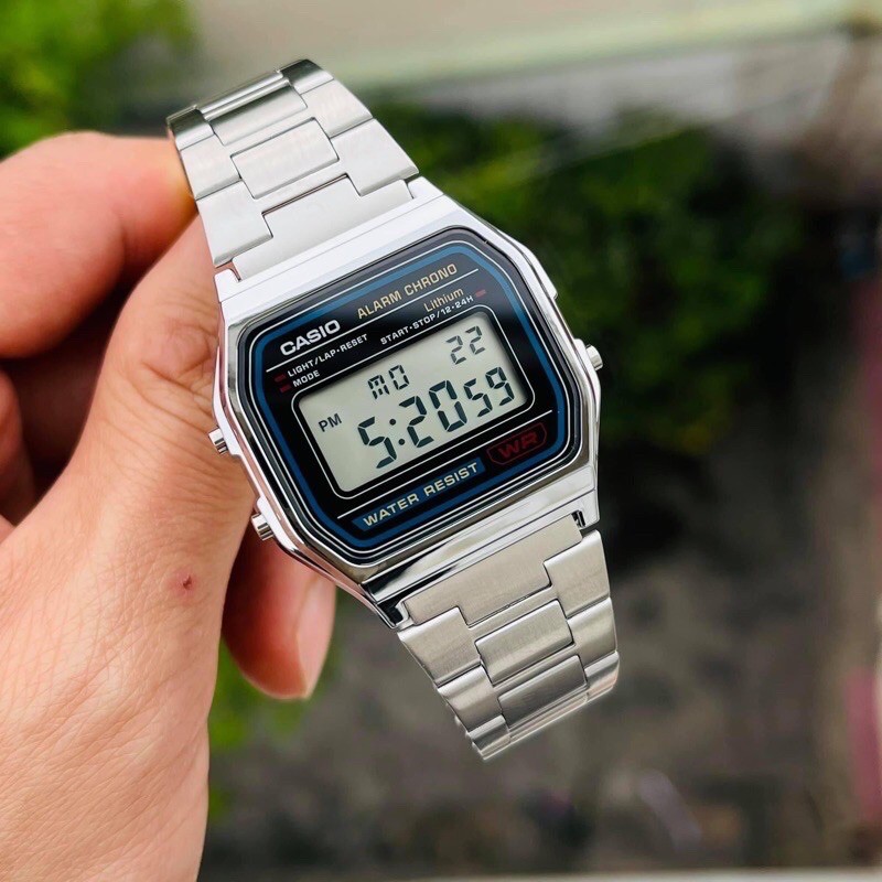 Đồng hồ nam nữ thời trang casio a158w