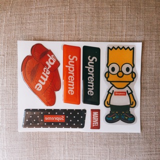 Miếng Dán Sticker Supreme xe máy, mũ bảo hiểm