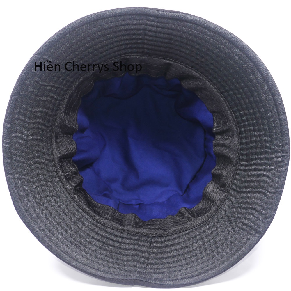 Nón bucket tai bèo thêu chữ FILA chất liệu vải Cotton thoáng mát mà hợp thời trang