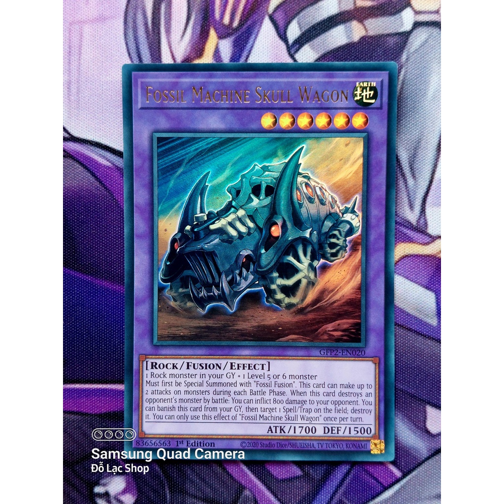Thẻ Bài Yugioh Monster Fossil Machine Skull Wagon - GFP2-EN020 - Ultra Rare