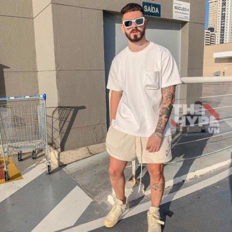NB Quần short Fear Of God x NBA Basketball chất liệu Cotton thoáng mát, Quần short FOG bản cao cấp Full tag túi