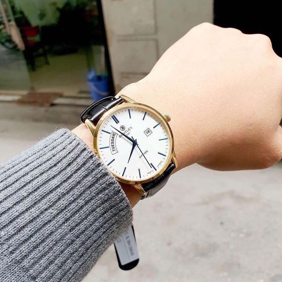 Đồng hồ nam dây da chính hãng Bentley BL1864 BL1864-10