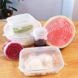 Set 6 nắp đậy silicon đa năng tiện lợi