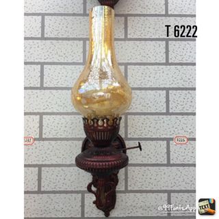 Đèn tường dầu,  đèn thờ,  đèn chùa màu đồng cổ 6222