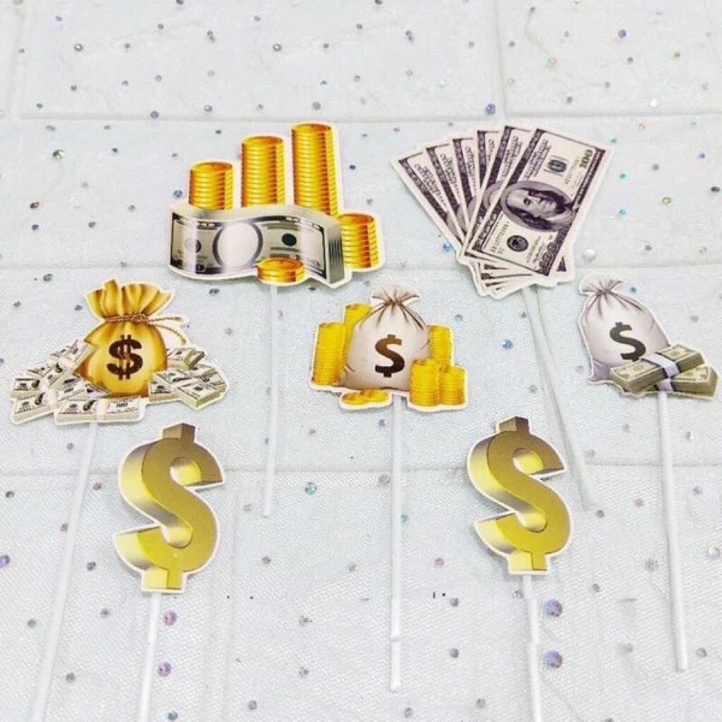 [SIÊU RẺ❤️] – SCG tiền - Trang trí bánh sinh nhật bánh kem