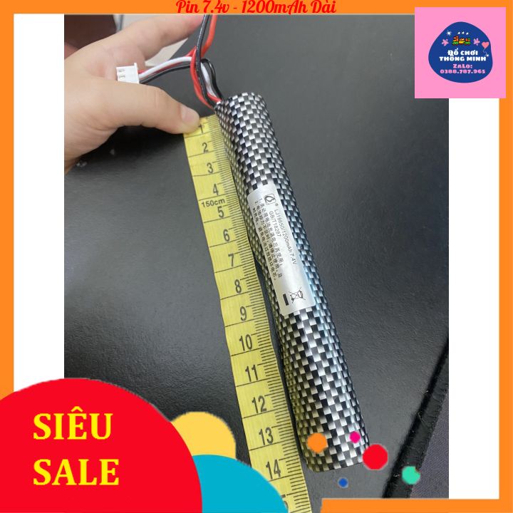 Pin 7.4v 11.1v 1400mAh vuông ngắn dài dành cho các dòng đồ chơi mô hình máy bay, cano, thạch