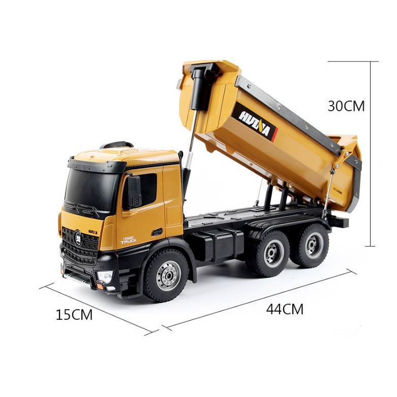 Xe tải ben Huina573 nhâng ben tới 5kg