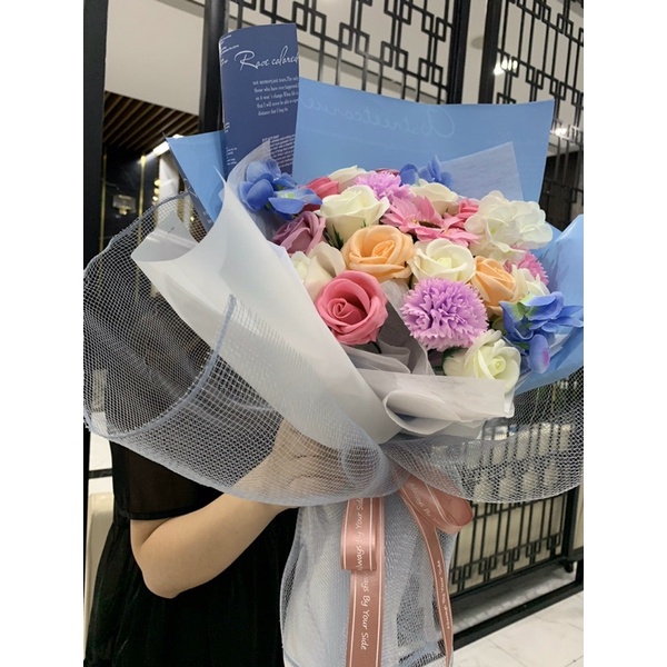 Hoa sáp cao cấp giá sỉ. Mix màu xinh