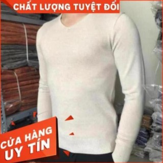 [HOT 2020]Áo len nam cổ tim sợi pha cotton - xuongaolen.com