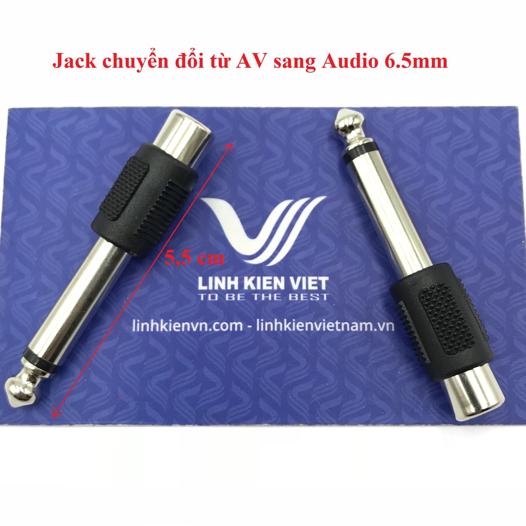 Jack chuyển đổi tín hiệu AV sang Audio 6.5mm - X3H9