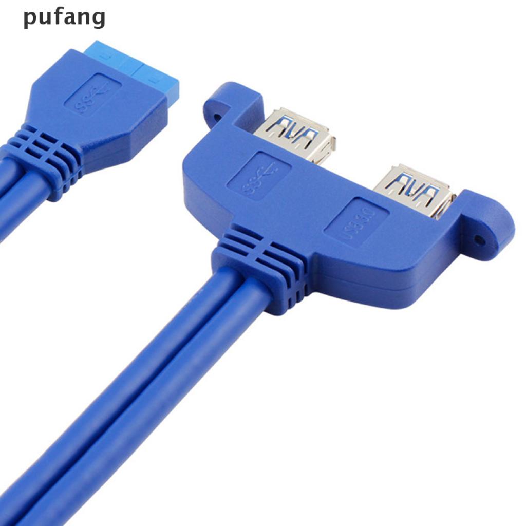 Dây Cáp Chuyển Đổi Pufang 2 Usb 3.0 Cái Sang Bo Mạch Chủ 20pin