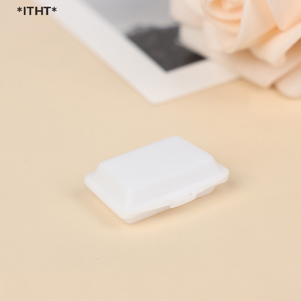 Bộ 2 hộp cơm dùng một lần đồ chơi tỉ lệ 1/12 để trang trí nhà búp bê