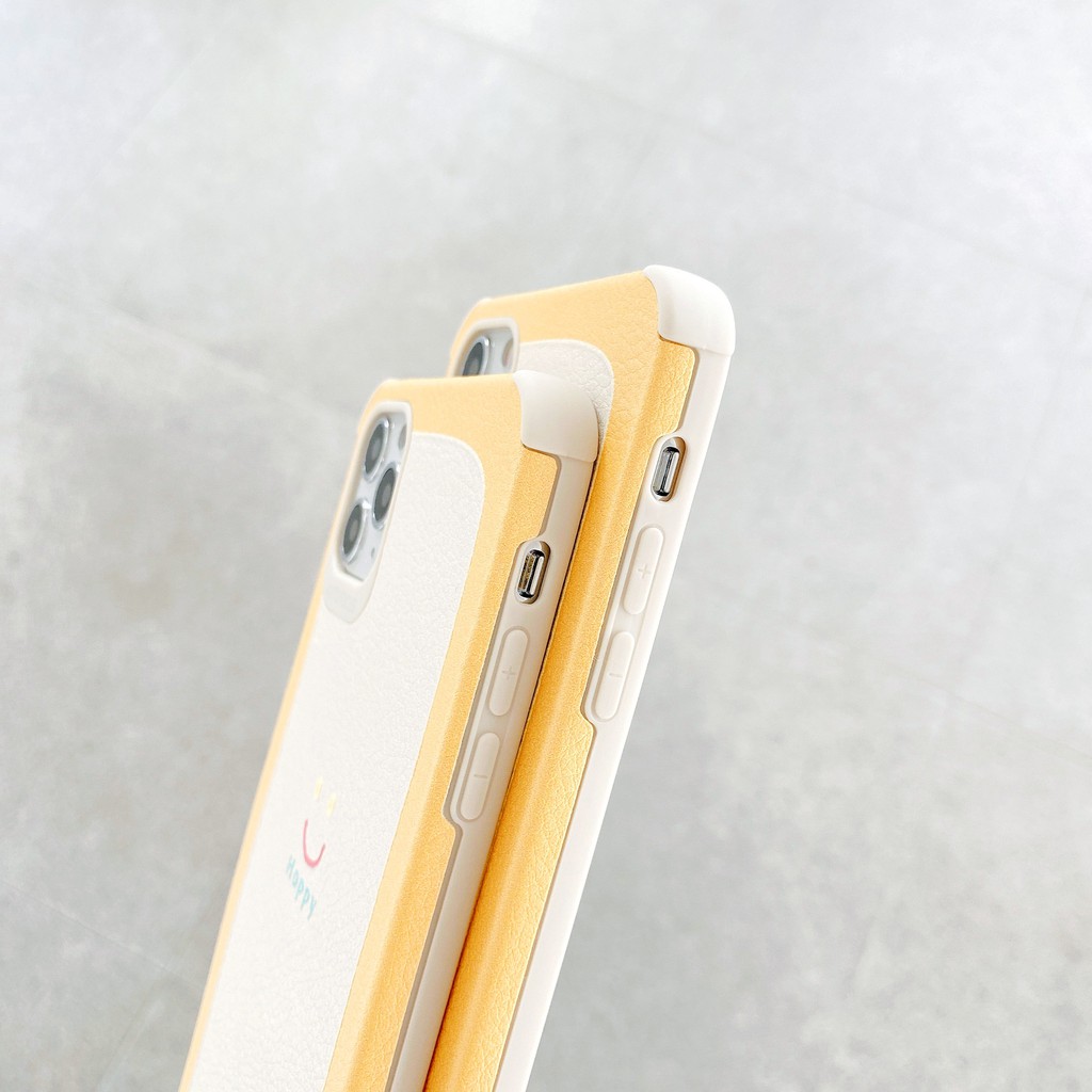 Ốp lưng iphone Happy da viền chống va đập 5/5s/6/6plus/6s/6splus/7/7plus/8/8plus/x/xr/xs/11/12/pro/max/plus/promax | BigBuy360 - bigbuy360.vn