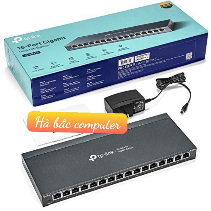 Bộ Chia Mạng 16 Cổng TP-Link TL-SG116  Hộp Kim Loại - 16 PORT GIGABIT