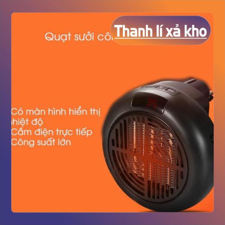 [GIẢM GIÁ ĐẬM SÂU] Quạt sưởi mini cắm điện có chức năng điều chỉnh nhiệt độ