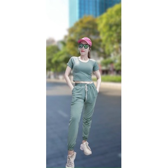 [Bán sỉ] Set Đồ Tập Nữ croptop Tập Thể Thao, Gym, Yoga Cao Cấp Nhiều Màu- Đồ tập gym yoga chạy bộ thể thao nữ