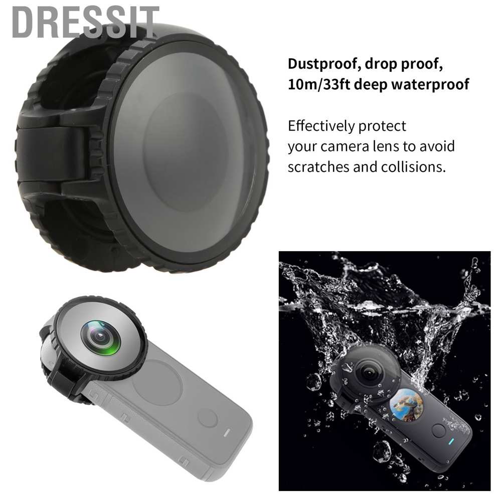 Ốp bảo vệ ống kính chống nước cho Insta360 ONE X2 Camera 10m/33ft
 | BigBuy360 - bigbuy360.vn