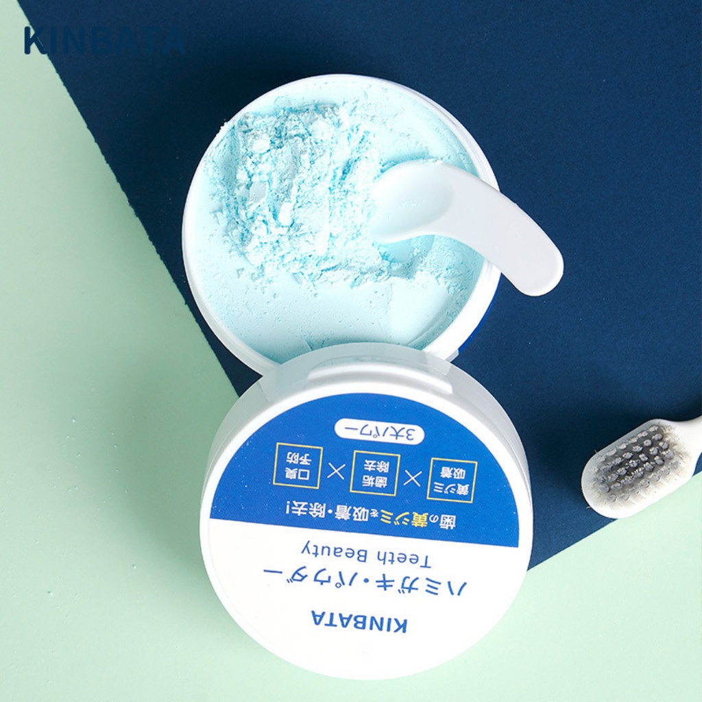 [NỘI ĐỊA NHẬT] Cam kết trắng bật tông, dứt điểm hôi miệng, giảm viêm nha chu với bột đánh răng KINBATA Nhật Bản | BigBuy360 - bigbuy360.vn