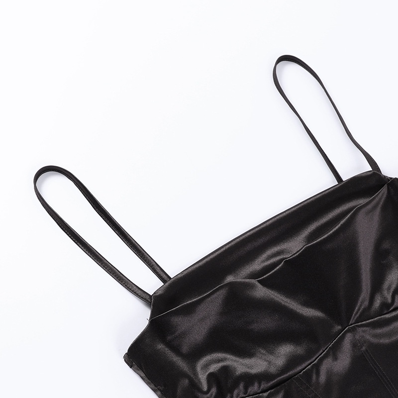 Áo Tank Top Trễ Vai Màu Trơn Thiết Kế Sành Điệu Cho Nữ