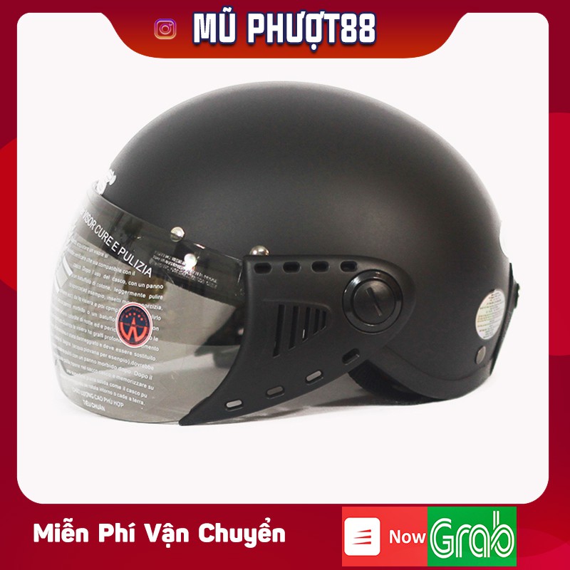 Mũ bảo hiểm GRS A08K (Đỏ bóng)