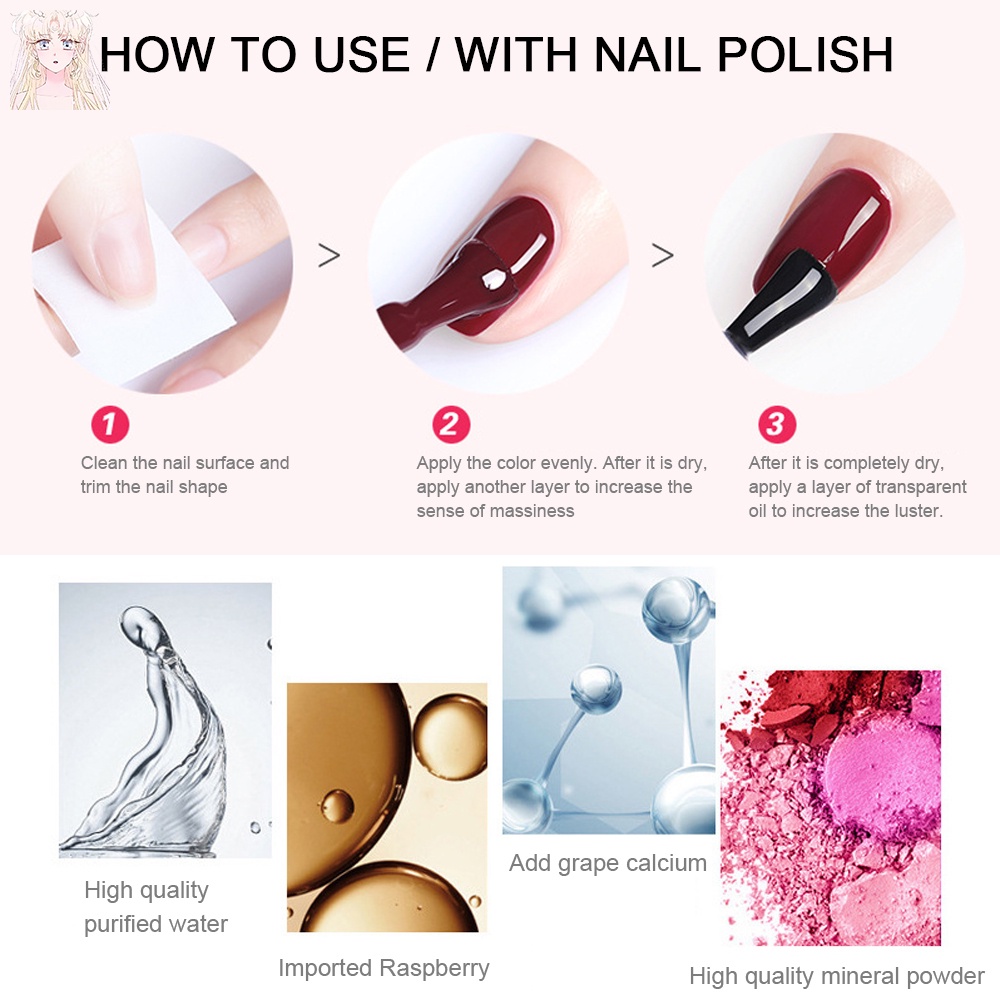 Sơn Móng Tay Dạng Lột Bền Màu Không Mùi Không Mùi Chất Lì Thân Thiện Với Môi Trường