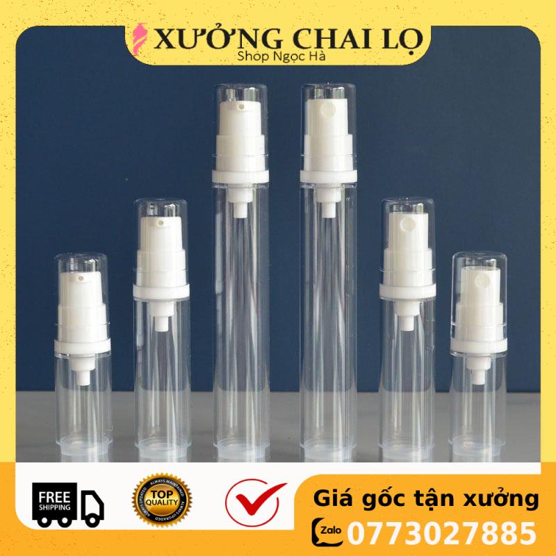 Chai Chiết Mĩ Phẩm ❤ GIÁ RẺ NHẤT ❤ Chai nhựa hút chân không xịt phun sương 5ml,10ml,15ml,30ml,50ml chiết mỹ phẩm .