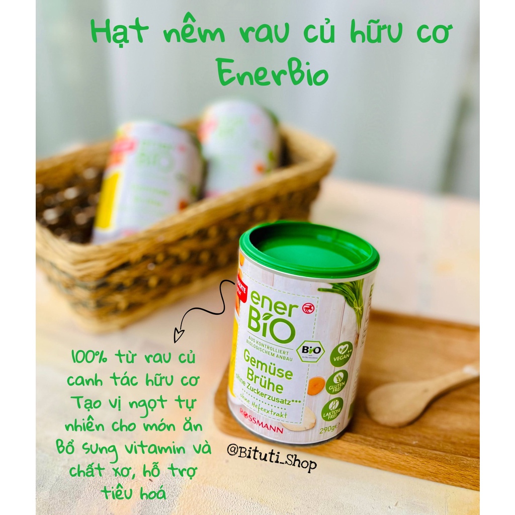 (Date 05/23) Bột nêm rau củ hữu cơ Ener Bio Đức 290gr - Bituti Shop