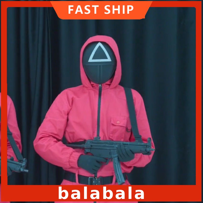 (Hàng Có Sẵn) Squid Game - Mặt Nạ Trong Phim Trò Chơi Con Mực Hot Trend 2021 (Đồ Chơi Lễ Hội Halloween)