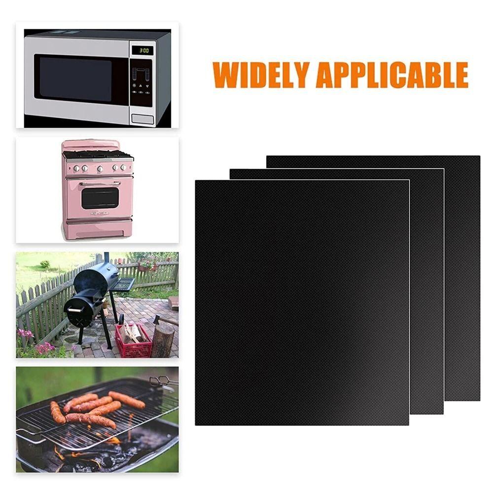 Bộ 2 Tấm Lót Dùng Cho Lò Nướng BBQ Có Thể Tái Sử Dụng
