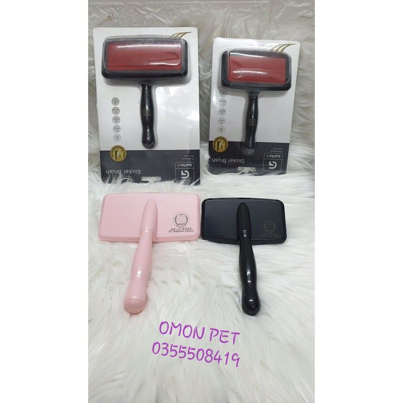 Lược hãng Golpet gỡ rối đánh bông lông chuẩn spa cho chó mèo - OmonPet