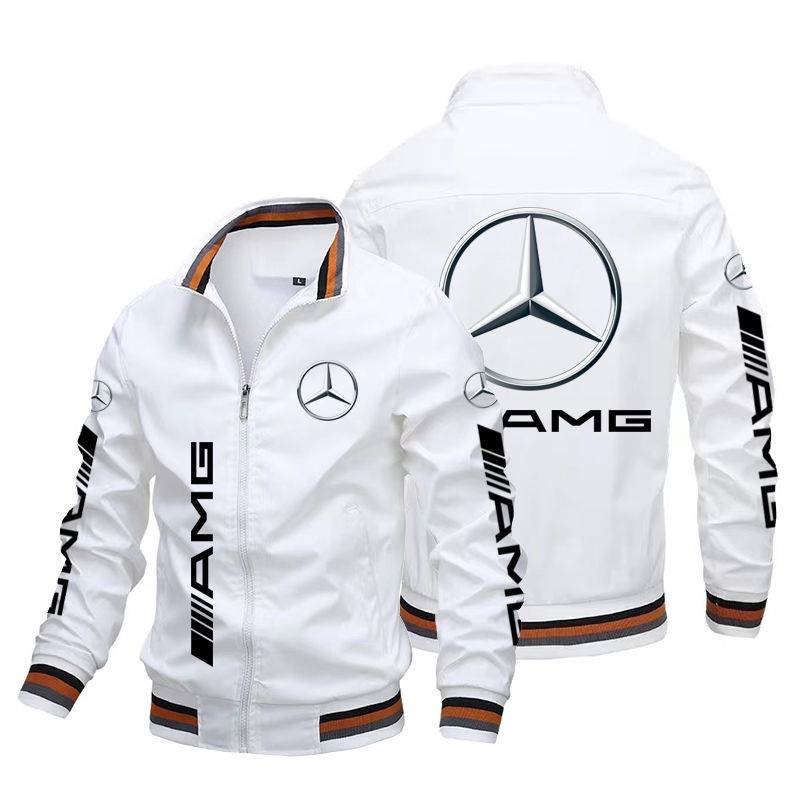 Áo Khoác In LOGO Mercedes-benz Thời Trang Xuân Thu Chất Lượng Cao Cho Nam