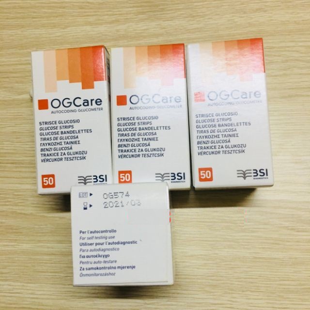 ✅ Que Thử Đường Huyết: Ogcare (Ý - Italia) Hạn sử dụng xa (1-2 năm) -VT0051