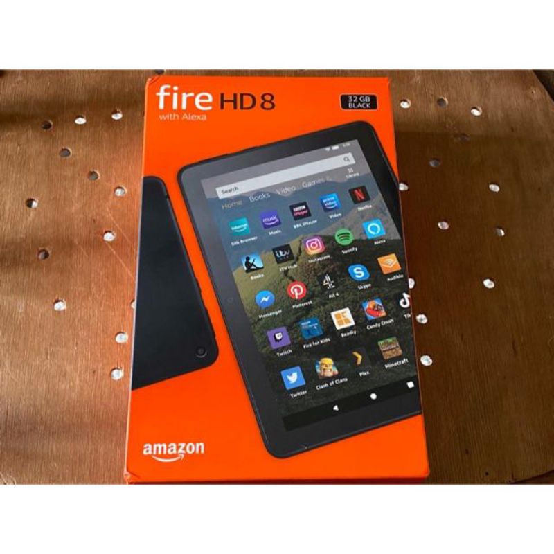 (Tặng bao da, sạc nhanh, cường lực) Máy tính bảng Amazon Fire HD8 2020 đã cài Google, Youtube, pin lâu | BigBuy360 - bigbuy360.vn