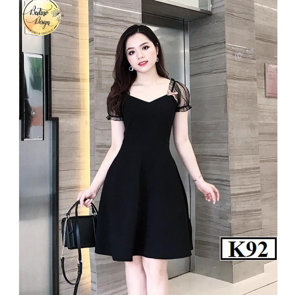 [FREESHIP] Váy đầm dự tiệc K92 Đen BUTINO SHOP thời trang nữ hàng thiết kế Cao Cấp | BigBuy360 - bigbuy360.vn
