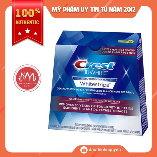 [FullBox - 14 miếng] Crest 3D White Glamorous White Strips