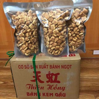 [cân đủ] 900g Bánh Gấu Nhân Kem Thiên Hồng