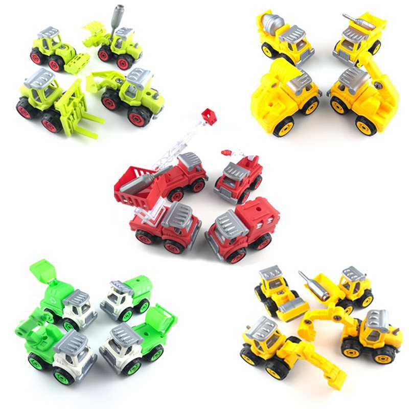 MÔ HÌNH 1 CHIẾC XE THÁO LẮP  THÔNG MINH CHO BÉ_NHIỀU CHỦ ĐỀ