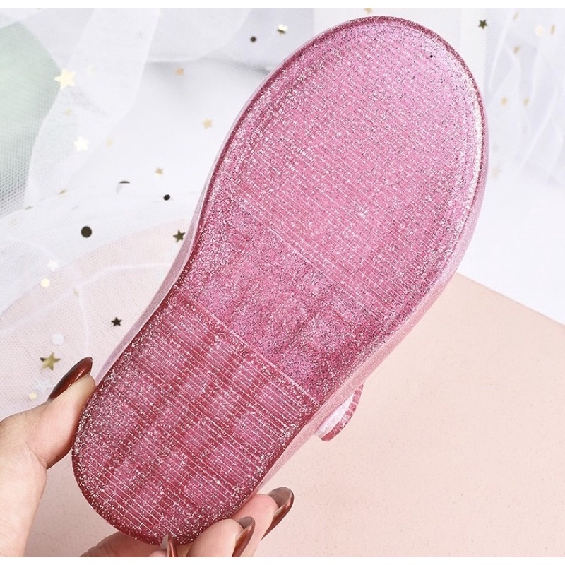 {MẪU MỚI 2022} GIÀY MINI DD Nhựa Thơm Siêu Xinh Cho Bé Gái
