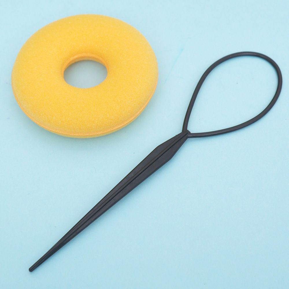 Mút hình tròn tạo tóc kiểu công chúa