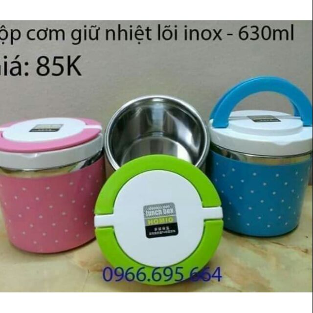 Cạp lồng cơm giữ nhiet inox