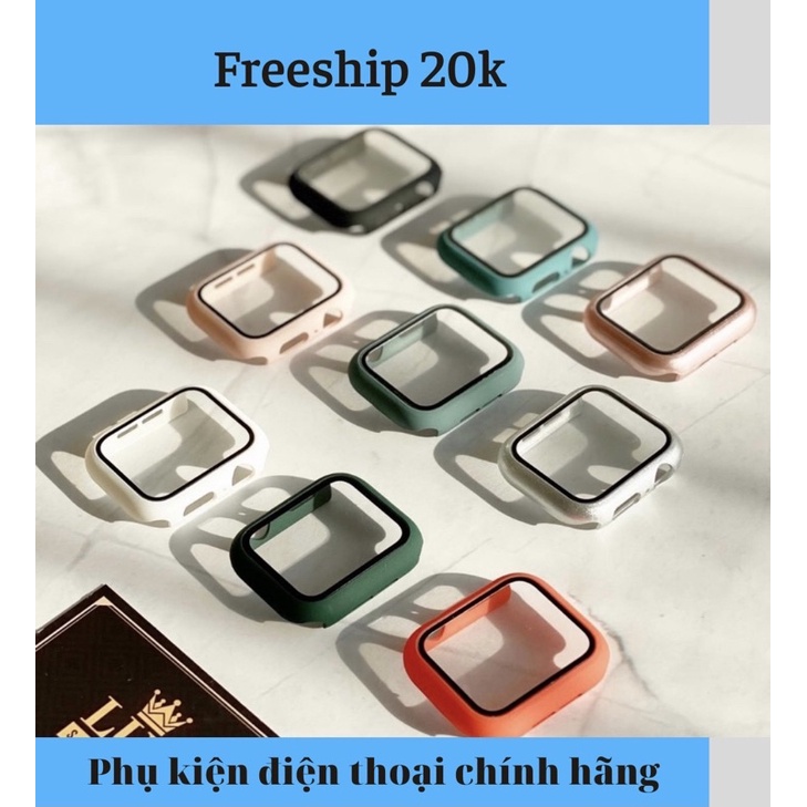 Ốp Apple Watch Kèm Kính Cường Lực Cho Đồng Hồ Series 1,2,3,4,5,6