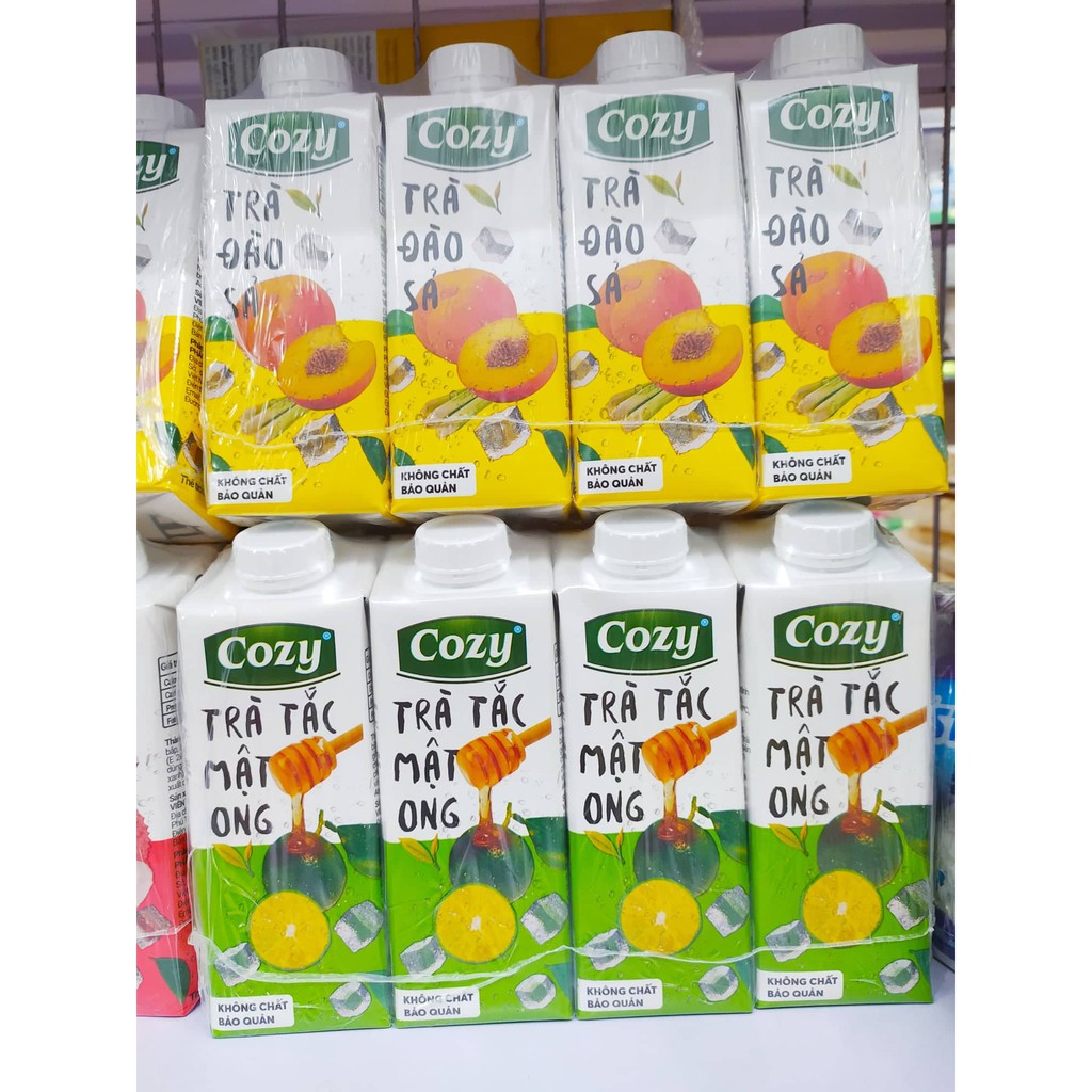 Lốc trà cozy 4 hộp x 225ml