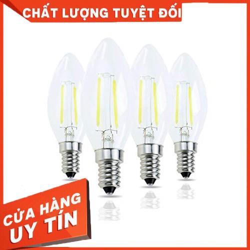 [Giá Rẻ - Uy Tín]  Bóng đèn LED Edison C35 ánh sáng vàng hình quả nhót