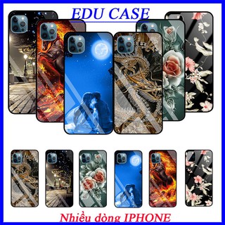 Ốp lưng IPHONE 6 Plus,6s Plus,7 Plus, 7s Plus,8 Plus, X, XS , XS MAX,11 PRO,11 PRO MAX,Ốp Kính 3D thế hệ mới Edu case