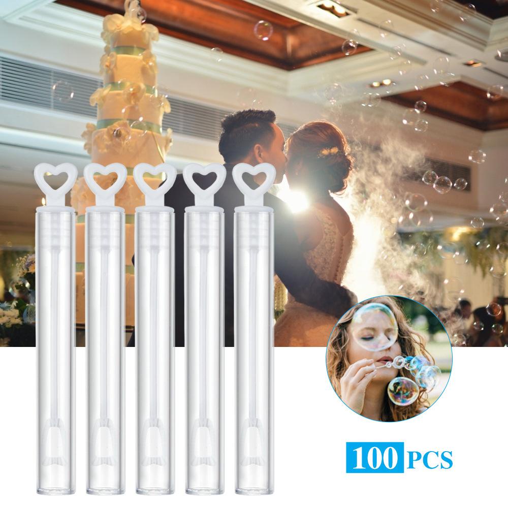 Bình Đựng Xà Phòng Bong Bóng Trong Suốt Hình Trái Tim