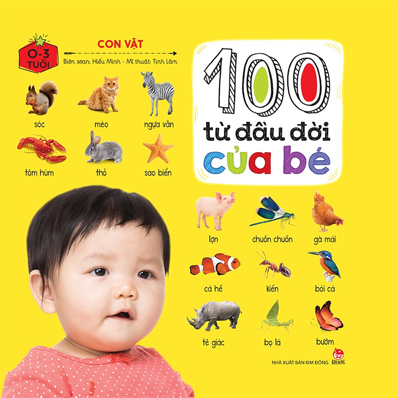 Sách - 100 Từ Đầu Đời Của Bé - Gia Đình Yêu Thương